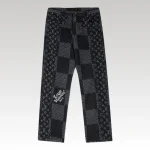 Louis Vuitton LV Patchwork Monogram Denim Pants - Drip Slum