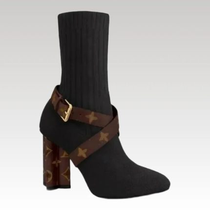 Louis Vuitton Silhouette Ankle Boots Heel And Strap LVW049 - Drip Slum