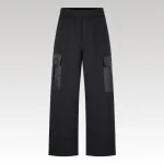 Pants Cargo Prada Black Nylon PD049 - Drip Slum