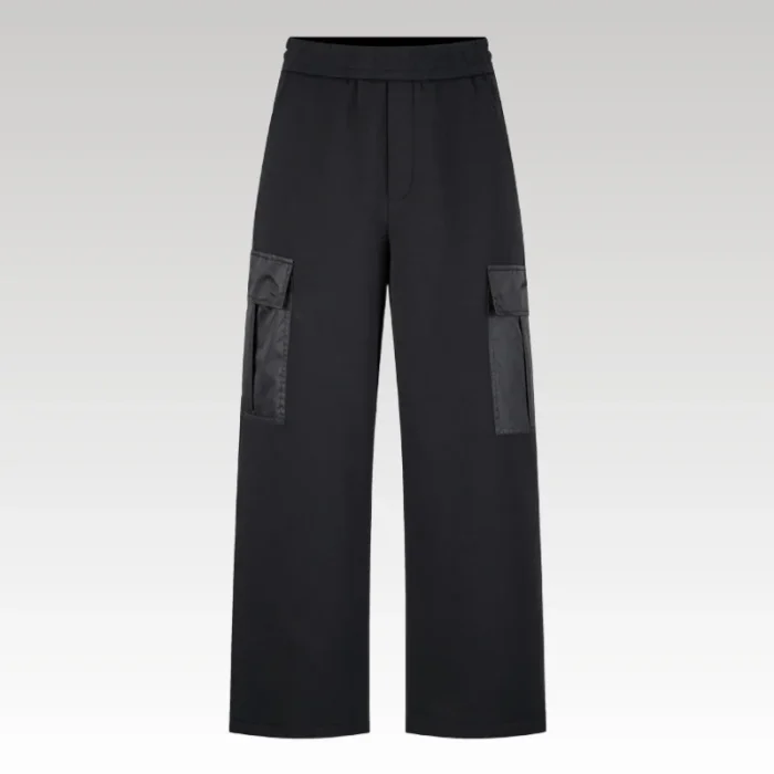 Pants Cargo Prada Black Nylon PD049 - Drip Slum