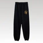Pants Denim Tears Monogram Black Gold - Drip Slum