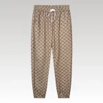 Pants Gucci GG Beige Drawstring Joggers GC033 - Drip Slum