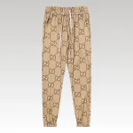 Pants Gucci Monogram Beige Joggers GC052 - Drip Slum