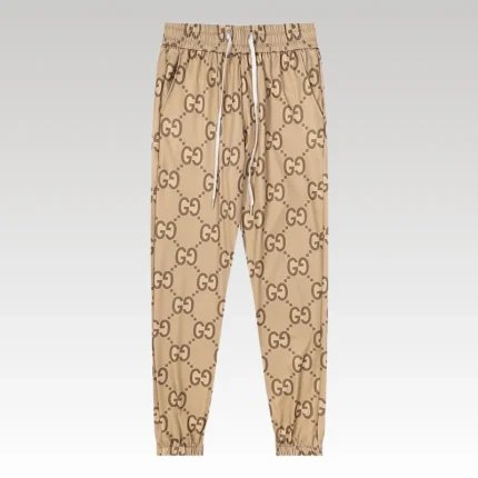 Pants Gucci Monogram Beige Joggers GC052 - Drip Slum