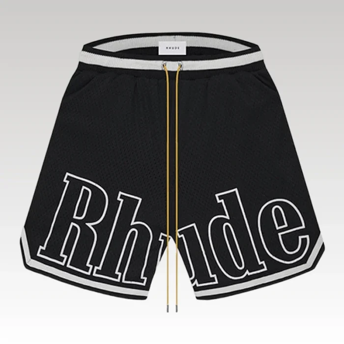 Rhude Court Logo Shorts - Drip Slum