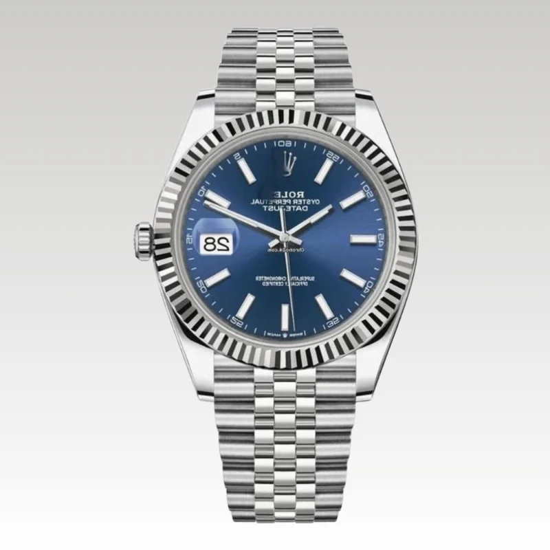 Rolex Date Just Blue Stick Dial RLX014 - Drip Slum