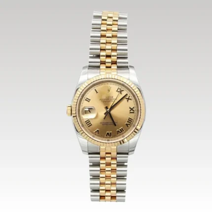 Rolex Date Just Champagne Gold RLX016 - Drip Slum