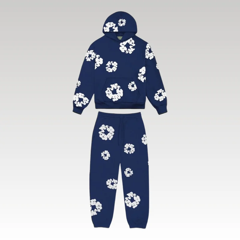 Home Basic 794 Set Denim Tears Navy Blue DT003 - Drip Slum