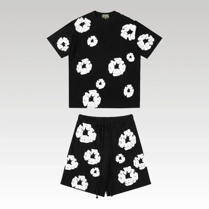 Set Denim Tears White Clouds Black - Drip Slum