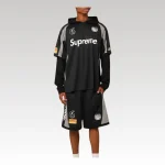 Set Supreme Hooded Soccer Black SP049 - Drip Slum