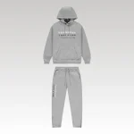 Set Trapstar Chenille Decoded 2.0 Hoodie Grey/Ice Blue - Drip Slum