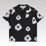Shirt Denim Tears Circle Clouds Black - Drip Slum