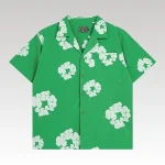 Shirt Denim Tears Circle Clouds Green - Drip Slum
