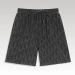 Short Dior Monogram Black Drawstring DO056 - Drip Slum
