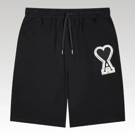 Shorts Ami Paris Black AMP005 - Drip Slum