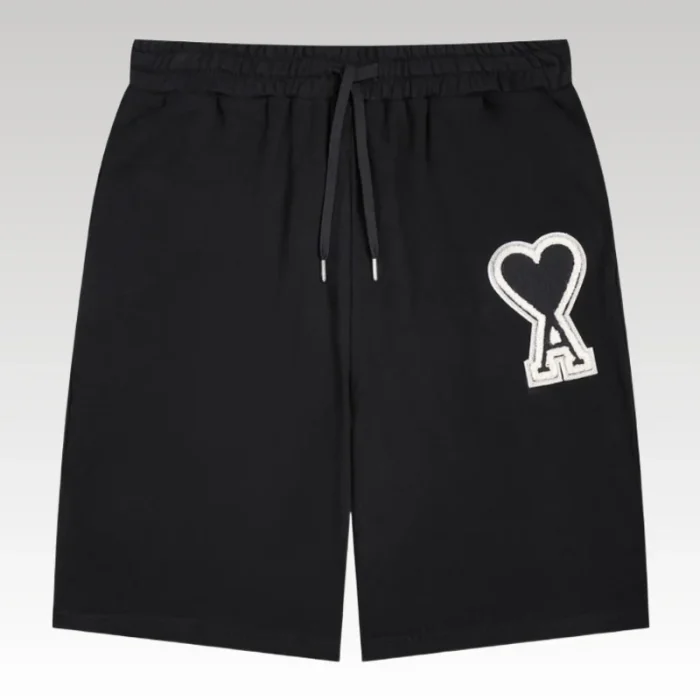 Shorts Ami Paris Black AMP005 - Drip Slum