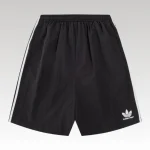 Shorts Balenciaga x Adidas Trefoil Logo Black BL006 - Drip Slum