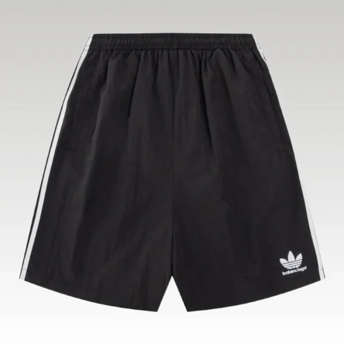 Shorts Balenciaga x Adidas Trefoil Logo Black BL006 - Drip Slum