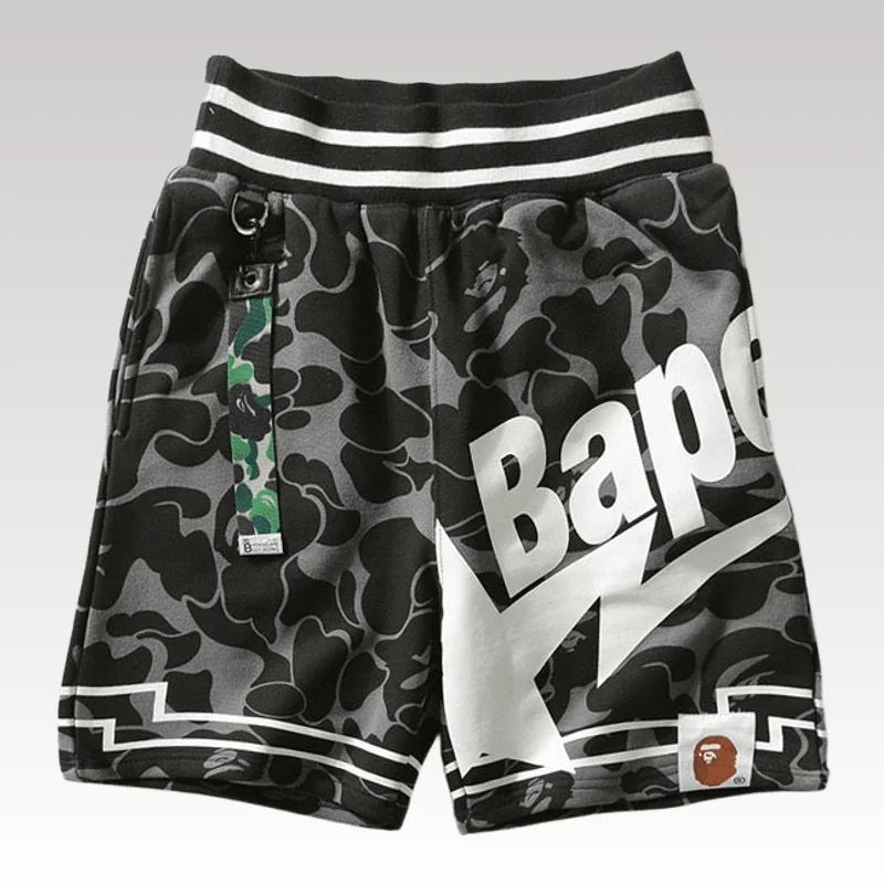 Home Basic 743 Shorts BAPE Bapesta Camo - Drip Slum