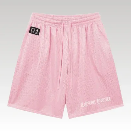 Shorts Chrome Hearts Varsity Mesh Love You CH138 - Drip Slum