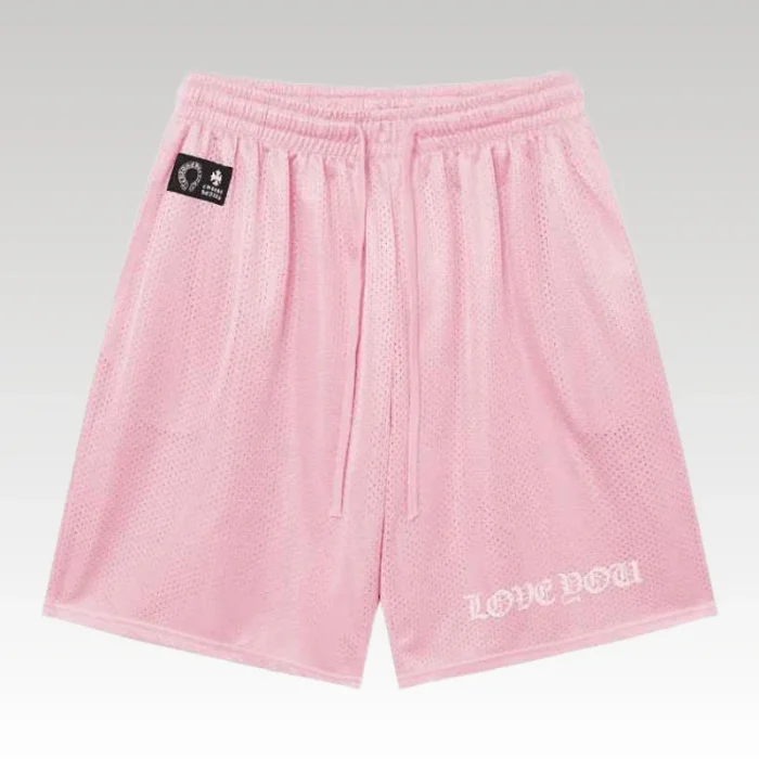 Shorts Chrome Hearts Varsity Mesh Love You CH138 - Drip Slum