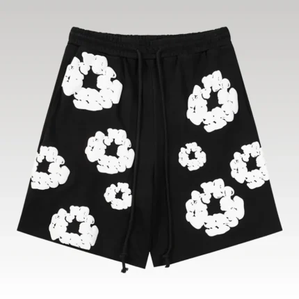 Shorts Denim Tears White Clouds Black - Drip Slum