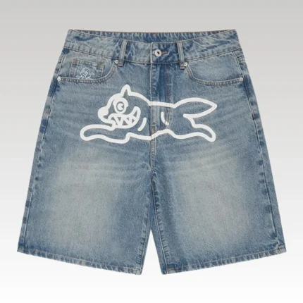 Shorts Ice Cream Running Dog Denim Shorts IC001 - Drip Slum