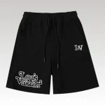 Shorts Louis Vuitton LV Black White Logo - Drip Slum