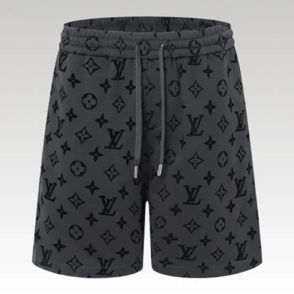 Shorts Louis Vuitton Monogram Grey Black - Drip Slum