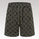Shorts Louis Vuitton Monogram Olive Green - Drip Slum