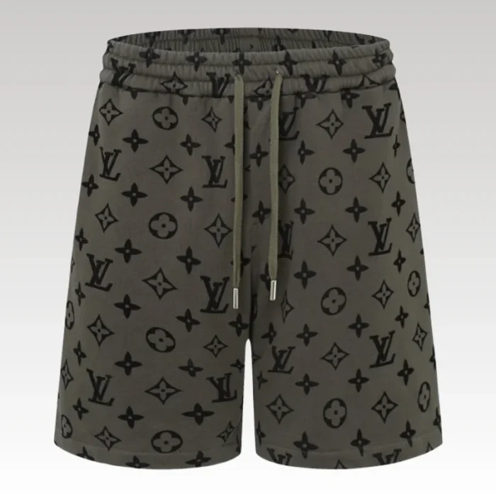 Shorts Louis Vuitton Monogram Olive Green - Drip Slum