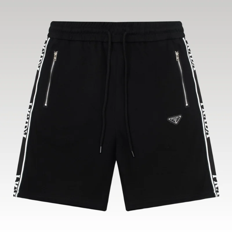 Home Basic 564 Shorts Prada PKADA Logo Stripe PD003 - Drip Slum