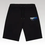 Shorts Trapstar Chenille Black/Blue - Drip Slum