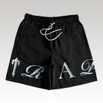 Shorts Trapstar Script Swimming Black/Nigara Mist - Drip Slum
