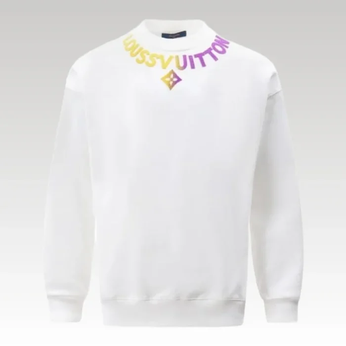 Sweatshirt Louis Vuitton Multicolor Logo LV071 - Drip Slum