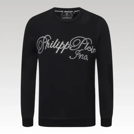 Sweatshirt Philipp Plein Inc Rhinestone Logo PP005 - Drip Slum