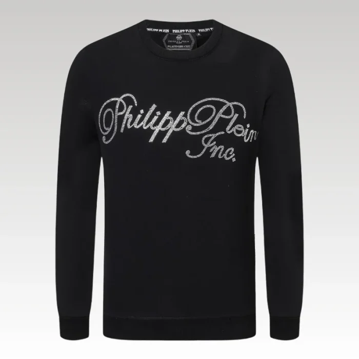 Sweatshirt Philipp Plein Inc Rhinestone Logo PP005 - Drip Slum