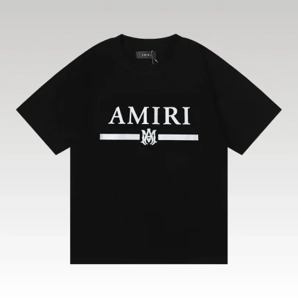 T-shirt Amiri Bar Logo Black - Drip Slum