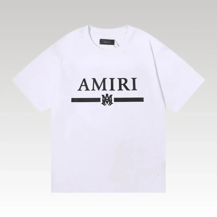 T-shirt Amiri Bar Logo White - Drip Slum