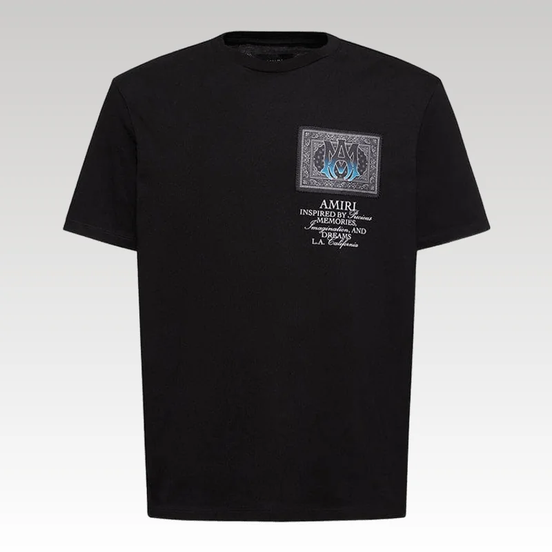 Home Basic 305 T-shirt Amiri Ma Bandana Black - Drip Slum