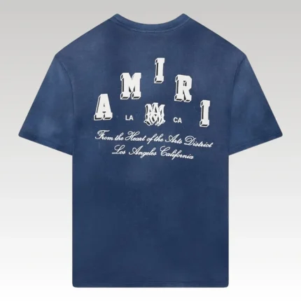 T-shirt Amiri Vintage Collegiate Blue - Drip Slum