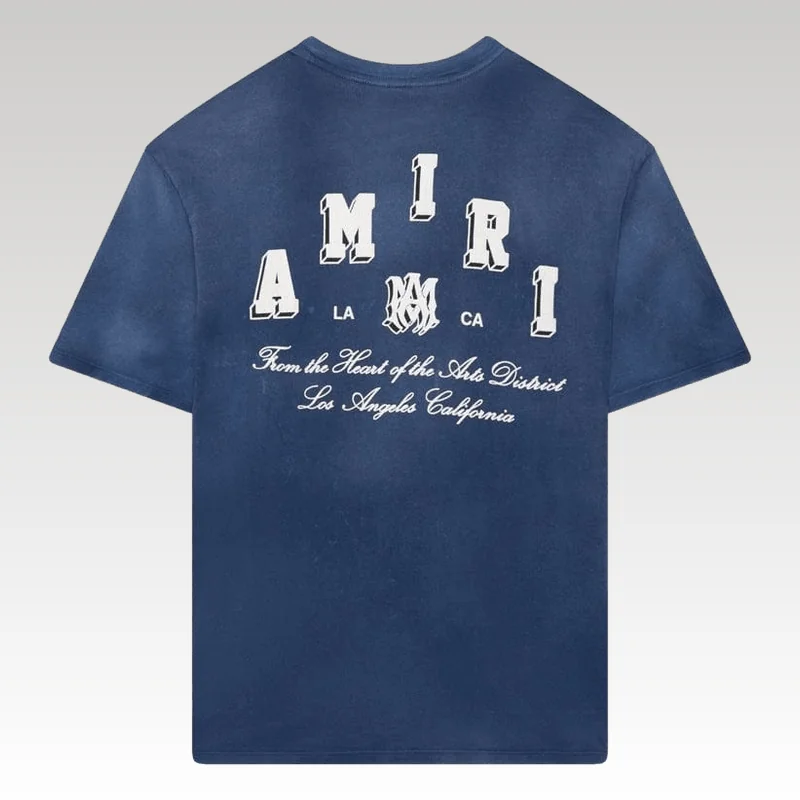 T-shirt Amiri Vintage Collegiate Blue - Drip Slum