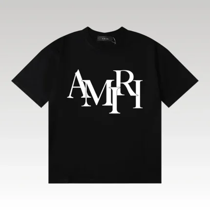 T-shirt Amiri With Logo Print AM022 - Drip Slum
