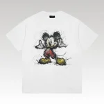 T-shirt Balenciaga Mickey Mouse Print BL043 - Drip Slum