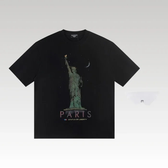 T-shirt Balenciaga Paris Statue Of Liberty BL171 - Drip Slum