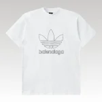 T-shirt Balenciaga x Adidas Trefoil Logo White BL004 - Drip Slum