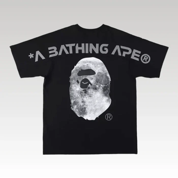 T-shirt BAPE Ape Head Moon - Drip Slum