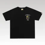 T-shirt BAPE Japan Map Embroidery Black BP010 - Drip Slum