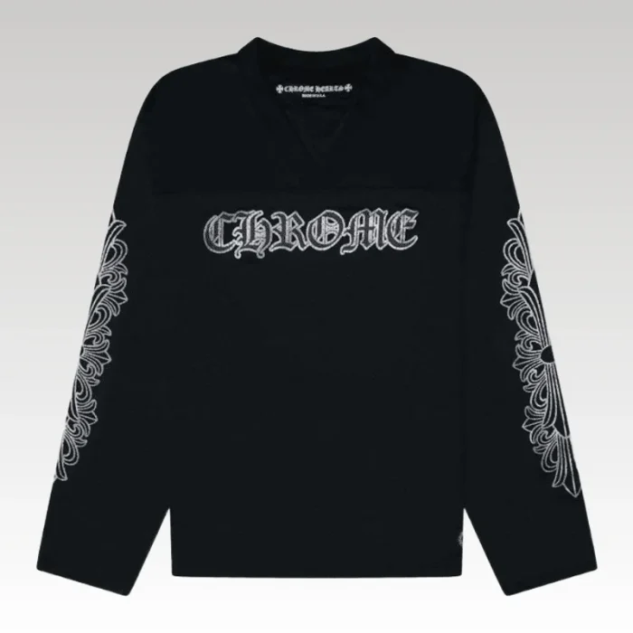 T-Shirt Chrome Hearts Stadium Jersey Black CH127 - Drip Slum