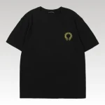 T-shirt Chrome Hearts Yellow Horseshoe Black Logo CH017 - Drip Slum